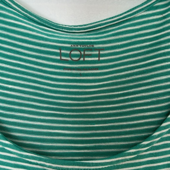 Women’s LOFT Striped Tank - Large - Picture 3 of 3